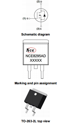 nce8295a參數(shù),8295場(chǎng)效應(yīng)管,82v95a,?NCE8295AD資料-KIA MOS管