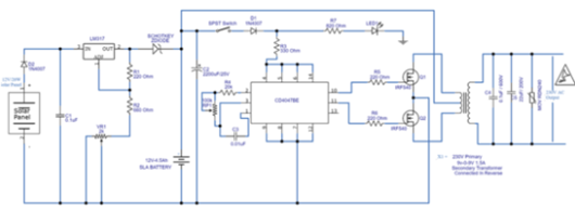 太陽(yáng)能逆變器電路,光伏逆變器電路圖-KIA MOS管